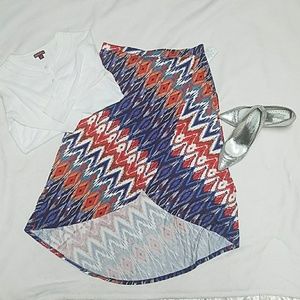 NWT WOMEN'S MULTICOLOR SKIRT